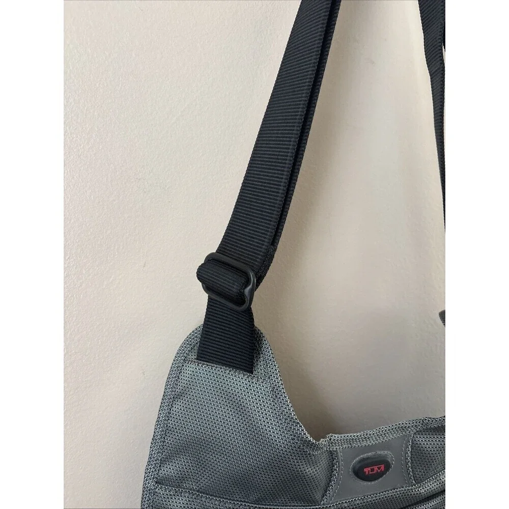 Tumi T-Tech Messenger Bag Gray Ballistic Nylon Crossbody